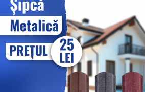 Ștacheta metalică la doar 25 lei/metru de la producător!
