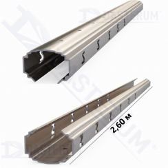 Șpalier metalic vița de vie zincat L = 2600mm